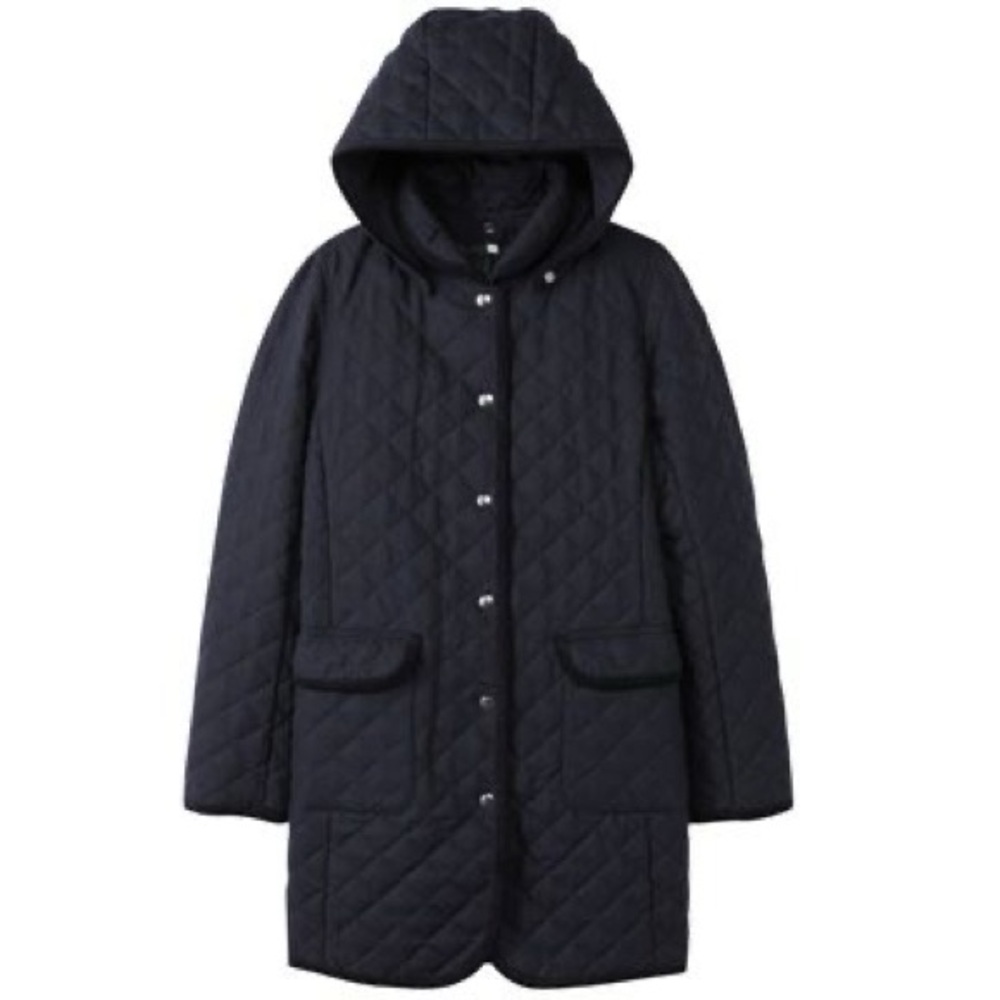 Amazing Vintage Wool Blend Quilted Coat